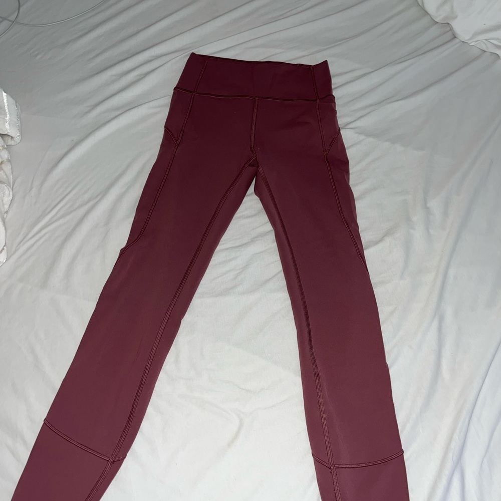 vintage plum lululemon leggings